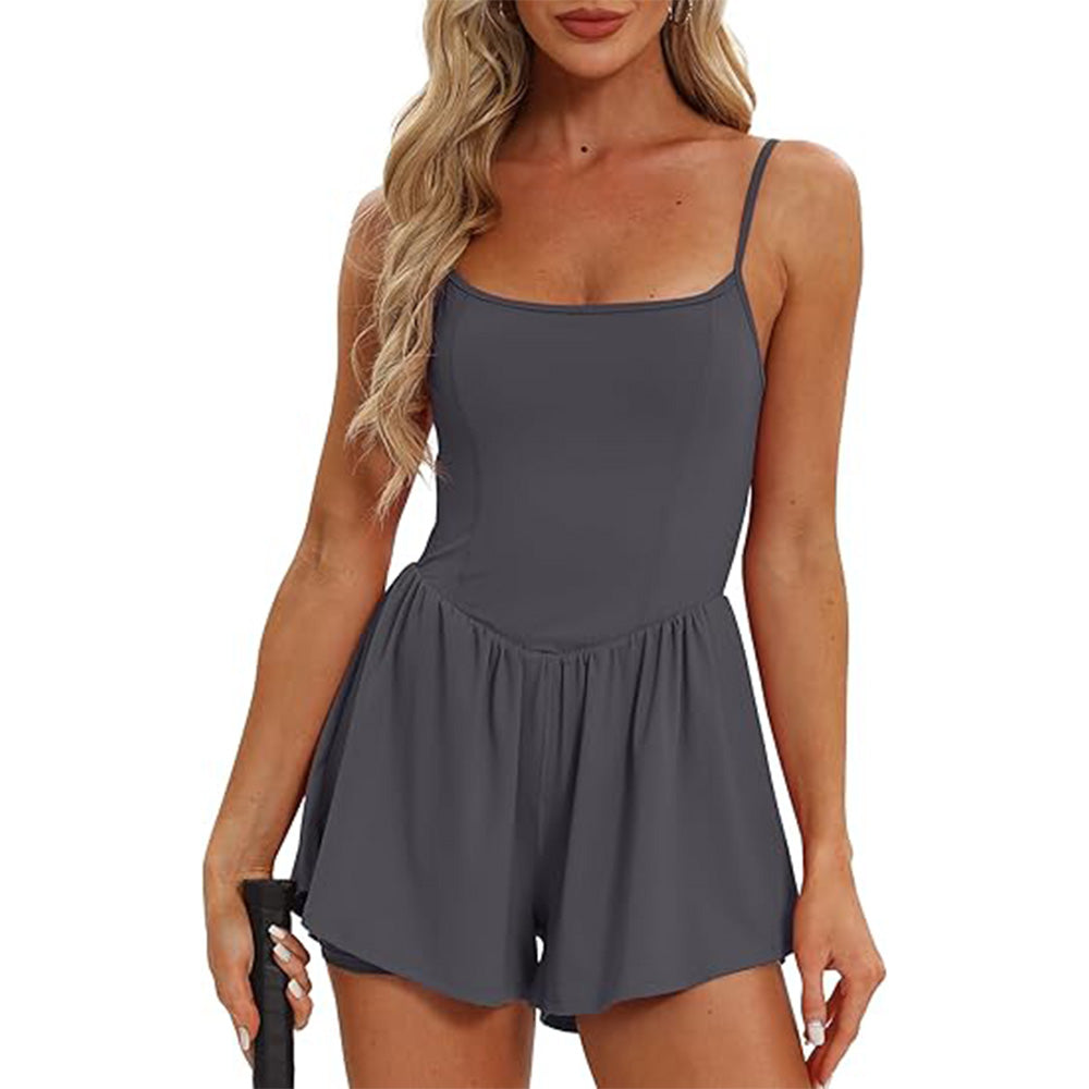 🌴Summer Breeze Essential! Double-Lined Short Romper✨ Adjustable Spaghetti Strap💃 No-Slip Sleeveless Jumpsuit | TikTok’s Hotlist 🌴Summer Breeze Essential! Double-Lined Short Romper✨ Adjustable Spaghetti Strap💃 No-Slip Sleeveless Jumpsuit | TikTok’s Hotlist
